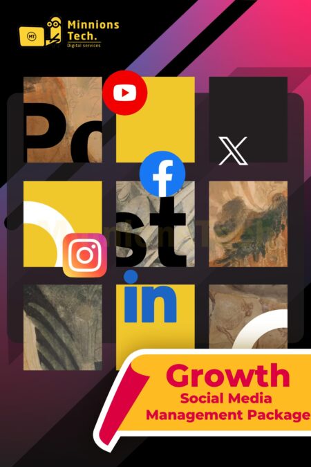 Growth Social Media Management Package - Minnions Tech
