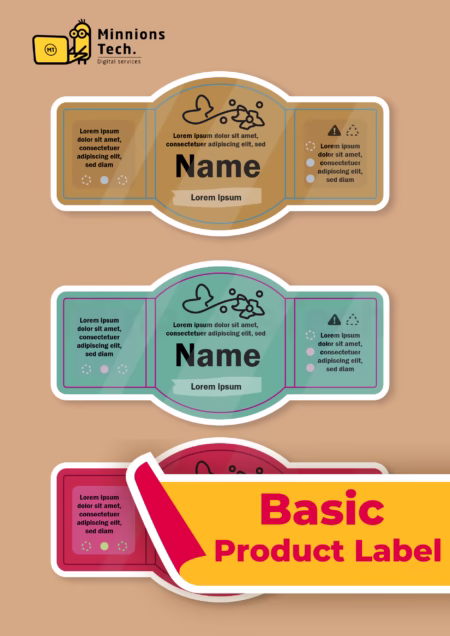 Basic Product Lable Plan - Minnions Tech