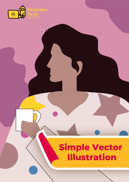 Simple Vector Illustration Plan - Minnions Tech