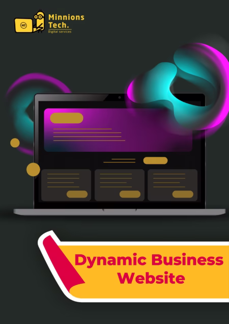 Dynamic Business Website Design Plan - Minnions Tech