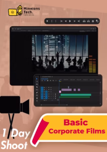 Basic Corporate Video Editing Plan - Minnions Tech