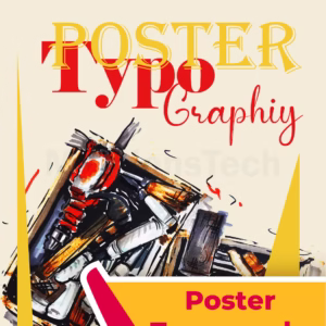 Poster Typography - Minnions Tech