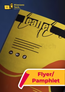 Flyer/Pamphlet Design - Minnions Tech