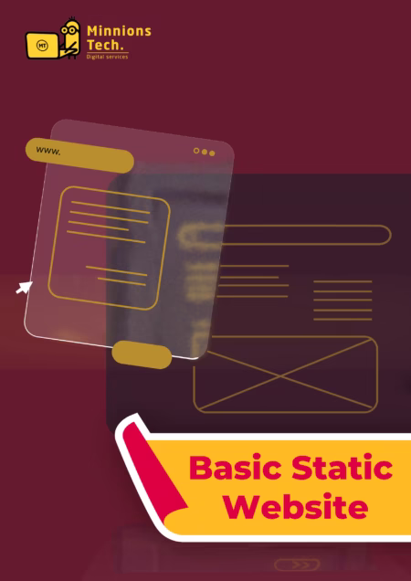 Basic Static Website Development Plan - Minnions Tech