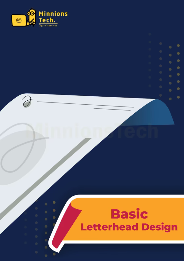 Basic Letterhead Deisgn - Minnions Tech
