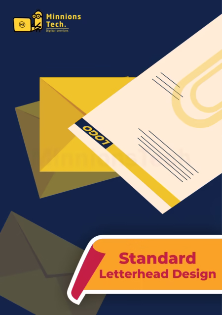 Standard Letterhead Deisgn - Minnions Tech