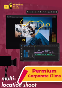 Premium Corporate Film Editing Plan - Minnions Tech
