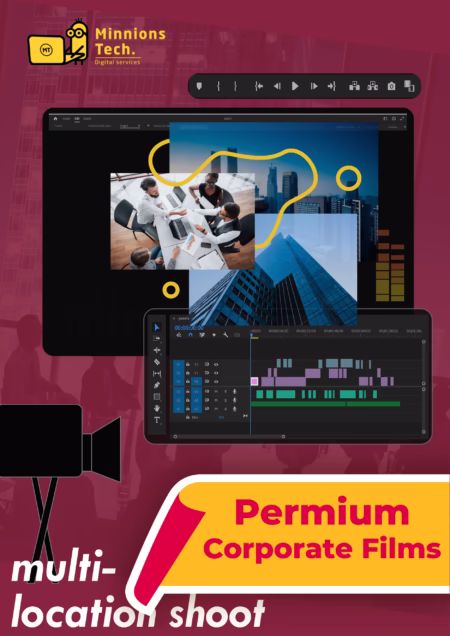 Premium Corporate Film Editing Plan - Minnions Tech