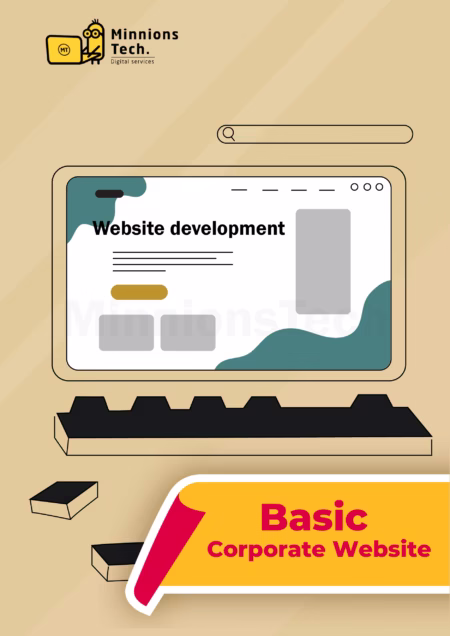 Basic Corporate Website Developments Plan - Minnions Tech