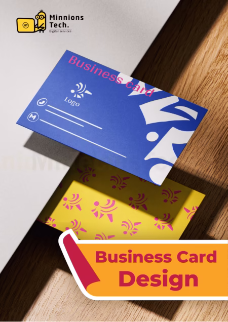 Business Card Design - Minnions Tech