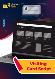 Visiting Card Script - Minnions Tech