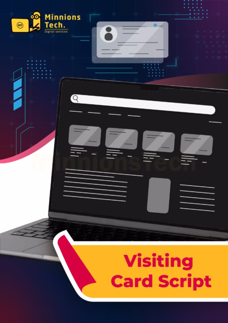 Visiting Card Script - Minnions Tech