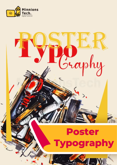 Poster Typography - Minnions Tech