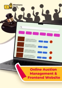 Online Auction Management Frontend Website - Minnions Tech