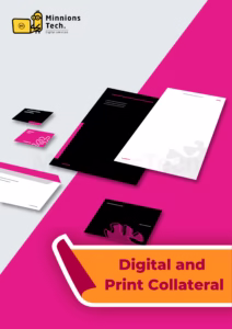 Digital and Print Collateral - Minnions Tech
