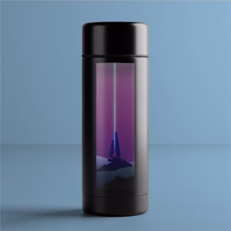 Laser Beam Smart Thermos Bottle