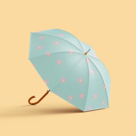 Pastel Daisy Umbrella