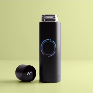 Glowing Ring Smart Thermos Bottle